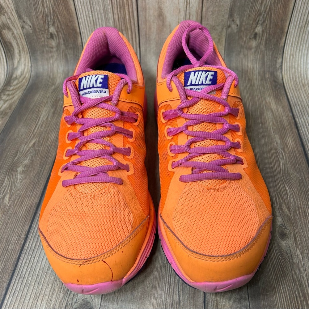 Nike Orange and Purple Athletic Shoes - Picture 4 of 10